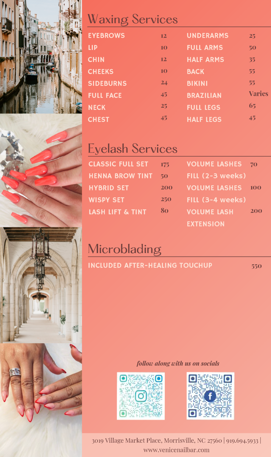 Services Venice Nail Bar